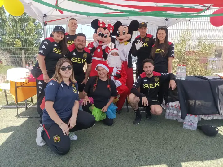 Celebración de empresa con los hijos de los trabajadores